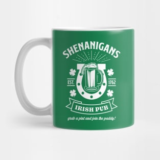 Shenanigans Irish Pub - Funny St. Patrick's Day Mug